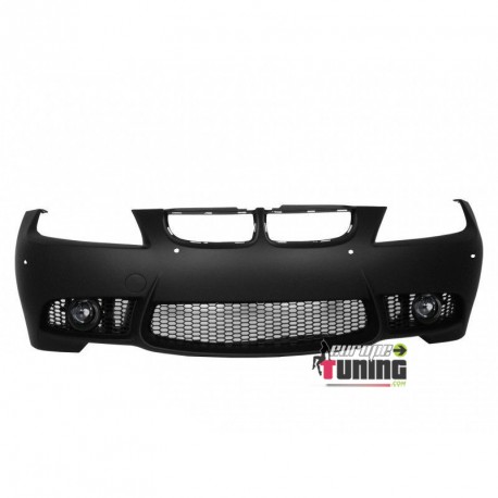 PARE CHOCS AVANT SPORT LOOK PACK M3 BMW SERIE 3 E90 & E91 PHASES 1 AVEC PDC (04928)