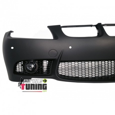 PARE CHOCS AVANT SPORT LOOK PACK M3 BMW SERIE 3 E90 & E91 PHASES 1 AVEC PDC (04928)