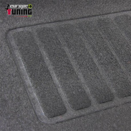 TAPIS DE SOL NOIRS UNIVERSELS 5 PIECES EN MOQUETTE POUR VOITURE (04942)