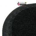 TAPIS DE SOL NOIRS UNIVERSELS 5 PIECES EN MOQUETTE POUR VOITURE (04942)
