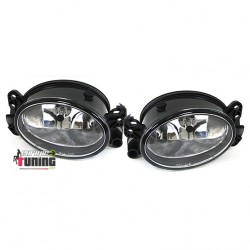 ANTI BROUILLARD CHROME MERCEDES CLASSE A - C - E - G - GL - M - R - CLK - CLS - SL (04943)