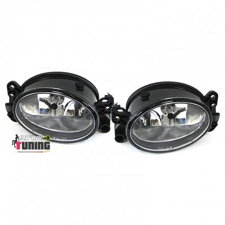 ANTI BROUILLARD CHROME MERCEDES CLASSE A - C - E - G - GL - M - R - CLK - CLS - SL (04943)