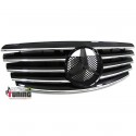 CALANDRE NOIRE ET CHROME LOOK CL POUR MERCEDES CLASSE E W210 99-02