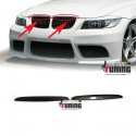 PAUPIERES CALANDRES SUPERIEURES CAPOT LOOK CARBONE BMW SERIE 3 E90 & E91 PHASES 1 05-08 (04978)