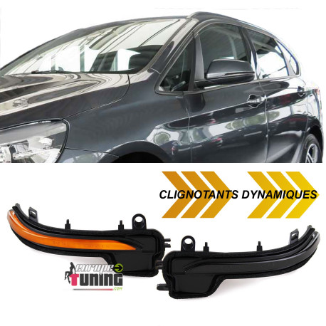 CLIGNOTANTS RETROVISEURS LED DYNAMIQUES BMW X1 F48 ET SERIE 2 F45 F46 (04981)