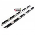 MARCHES PIEDS ALUMINIUM INOX POLI POUR AUDI Q7 II TYPE 4M 2015-2019 (04991)