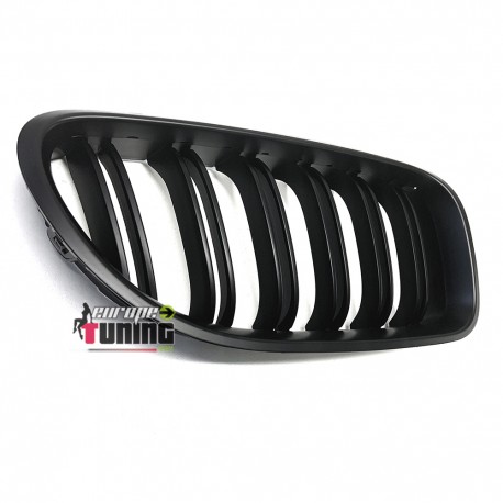 CALANDRES SPORT NOIRES MATES DOUBLES LAMES BMW SERIE 6 F12 F13 F06 (04998)