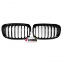 GRILLES CALANDRES NOIRES BRILLANTES SPORT BMW SERIE 1 F20 F21 PHASES 1 (05002)