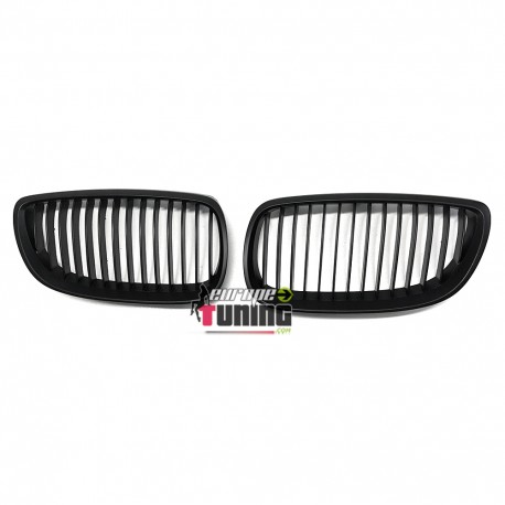 CALANDRES SPORT NOIRES MATES BMW SERIE 3 E92 COUPE & E93 CABRIO 2006-2010 (05006)