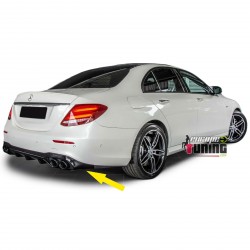 DIFFUSEUR SPORT NOIR PACK SPORT AVEC DOUBLES SORTIES MERCEDES CLASSE E W213 (05010)