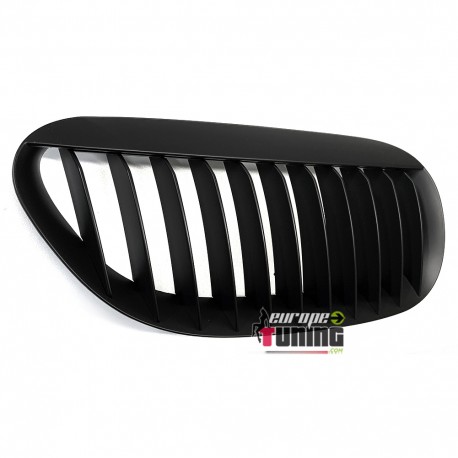 GRILLES CALANDRES SPORT NOIRES MATES LOOK PACK M BMW SERIE 6 E63 E64 (05017)