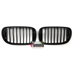 GRILLES CALANDRES SPORT NOIRES MATES BMW SERIE 7 BERLINE G11 G12 2015-2019 (05019)