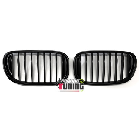 GRILLES CALANDRES SPORT NOIRES MATES BMW SERIE 7 BERLINE G11 G12 2015-2019 (05019)