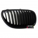 GRILLES DE CALANDRES SPORT NOIRES MATES BMW SERIE 5 E60 & E61 (05020)