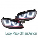 PHARES FEUX AVANTS DIURNES VOLKSWAGEN VW GOLF 7 LOOK PACK GTI (03510)