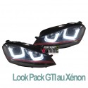 PHARES FEUX AVANTS DIURNES VOLKSWAGEN VW GOLF 7 LOOK PACK GTI (03510)