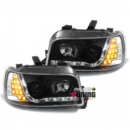 PHARES DEVIL EYES NOIRS RENAULT CLIO 1 (x13557)