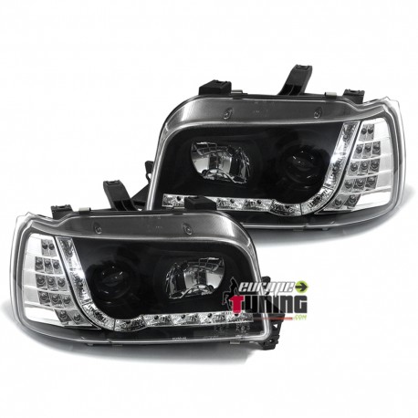 PHARES DEVIL EYES NOIRS RENAULT CLIO 1 (x13557)