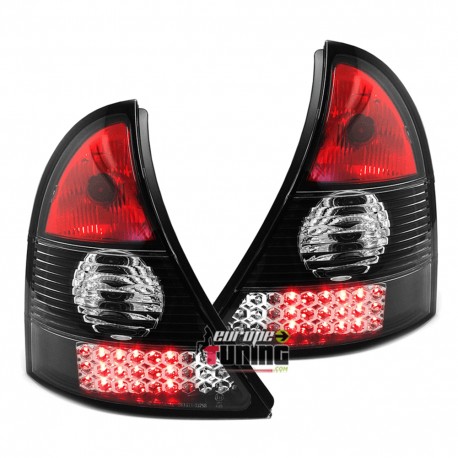 FEUX LED NOIRS POUR CLIO B 2001-2005 (03775)