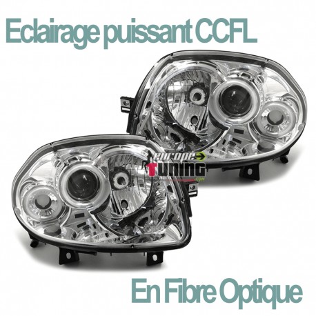PHARES CCFL ANGEL EYES CHROM RENAULT CLIO 2 (00509)
