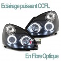 PHARES ANGEL EYES NOIRS RENAULT CLIO 01-05 AU NEON (12186)