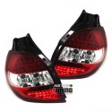 FEUX TUNING LED ROUGES CRISTAL CLIO Apres 2005 (13755)