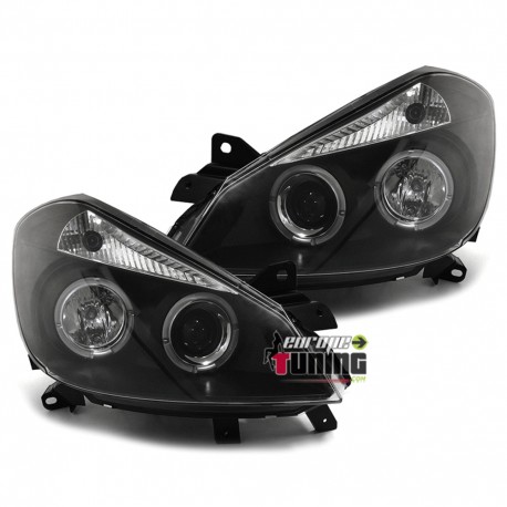 PHARES ANGEL EYES NOIRS RENAULT CLIO 3 05-09 (x13798)
