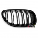 CALANDRES SPORT NOIRES DOUBLE AILETTES BMW SERIE 5 E60 BERLINE & E61 TOURING PHASES 1 et 2 (04786)