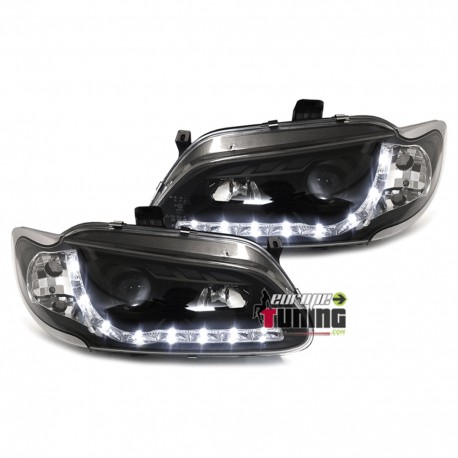 PHARES DEVIL EYES NOIRS TUNING RENAULT MEGANE (x13560)