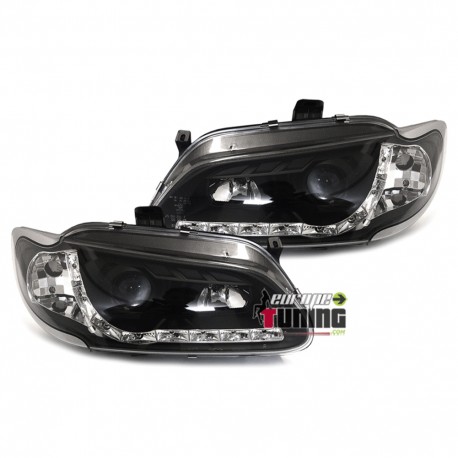 PHARES DEVIL EYES NOIRS TUNING RENAULT MEGANE (x13560)