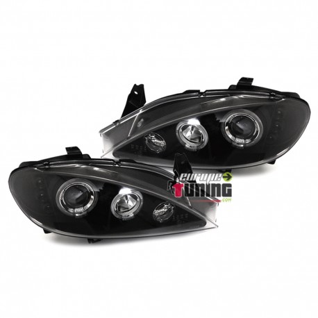 PHARES ANGEL EYES NOIRS TUNING MEGANE 1 PH 2 (12946)