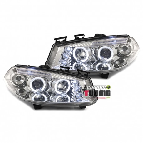 PHARES ANGEL EYES CHROM TUNING RENAULT MEGANE II (12182)