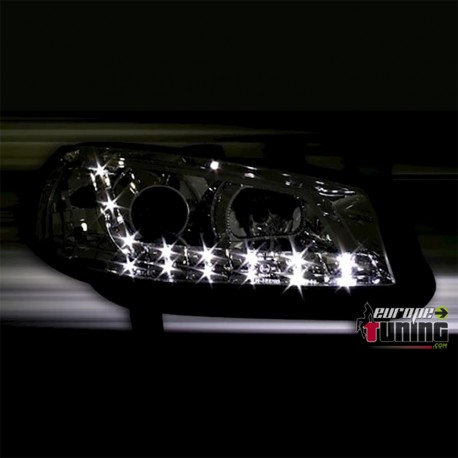 PHARES DEVIL EYES CHROM TUNING RENAULT MEGANE II (13464)