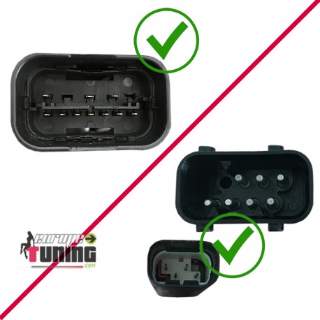 ANGEL EYES NOIRS POUR E60 E61 H7 H7 03-07 (03873)