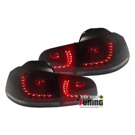 FEUX LED ROUGE NOIRS LOOK GTI R GOLF 6 (02262)