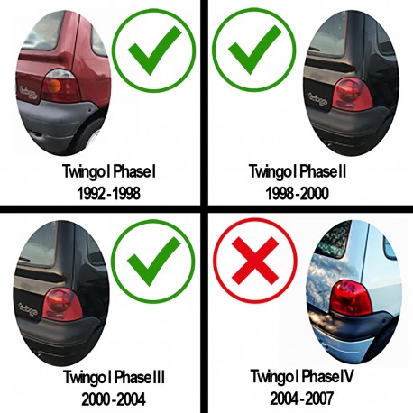 FEUX LEXUS TUNING RENAULT TWINGO (02307)