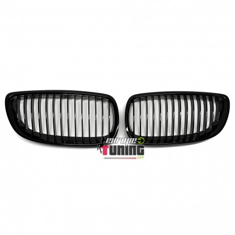 CALANDRES NOIR BRILLANT SPORT M-PFM BMW SERIE 3 E92 & E93 PH1 05-10 (05077)