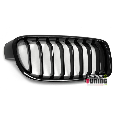 GRILLES CALANDRES NOIRES BRILLANTES SPORT BMW SERIE 3 F30 & F31 (04687)