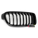 GRILLES CALANDRES NOIRES BRILLANTES SPORT BMW SERIE 3 F30 & F31 (04687)