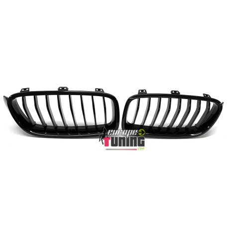 GRILLES CALANDRES NOIRES BRILLANTES SPORT BMW SERIE 3 F30 & F31 (04687)