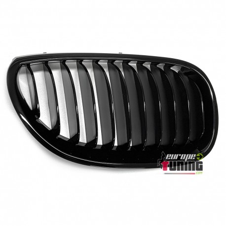 CALANDRES SPORT NOIR BRILLANT LOOK M PERFORMANCE BMW SERIE 5 E60 BERLINE & E61 TOURING (05081)