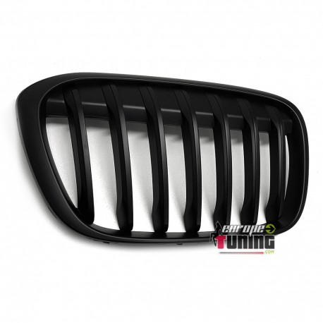 GRILLES CALANDRES SPORT NOIRES MATES PACK M PERFORMANCE BMW X1 F48 APRES 2014 (05086)