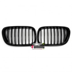 GRILLES CALANDRES SPORT NOIRES BRILLANTES PACK M-PFM BMW X5 E53 1999-2003 (05088)