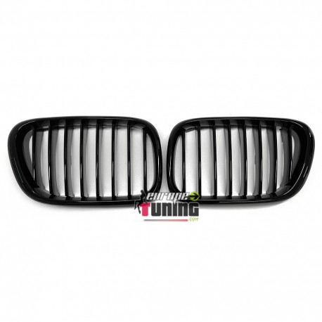 GRILLES CALANDRES SPORT NOIRES BRILLANTES PACK M-PFM BMW X5 E53 1999-2003 (05088)