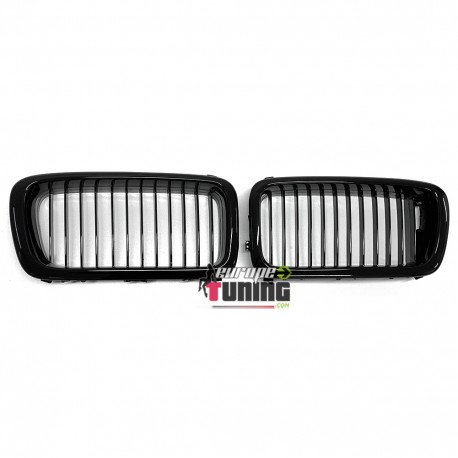 GRILLES CALANDRES SPORT NOIRES BRILLANTES PACK M-PFM BMW SERIE 7 TYPE E38 (05089)