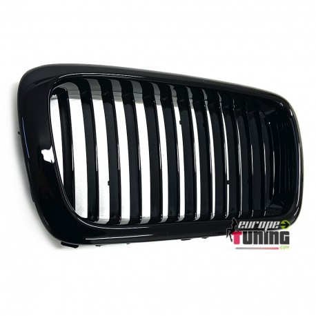 GRILLES CALANDRES SPORT NOIRES BRILLANTES PACK M-PFM BMW SERIE 7 TYPE E38 (05089)