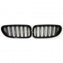 CALANDRES SPORT NOIR BRILLANT DOUBLES LAMES PACK M BMW SERIE 6 F12 F13 F06 (05098)