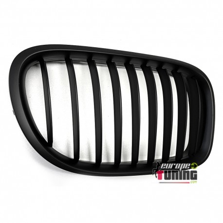 GRILLES CALANDRES NOIRES MATES SPORT BMW SERIE 7 F01 F02 LCI AVEC CAMERA 2012-2016 (05015)
