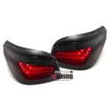 FEUX ROUGES NOIRS CELIS A LED BMW SERIE 5 E60 BERLINE LCI PH2 2007-2010 (05152)
