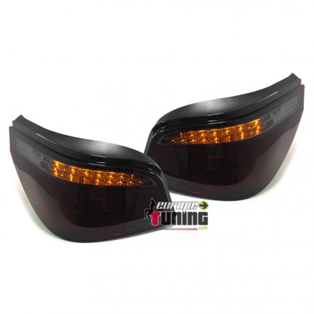FEUX ROUGES NOIRS CELIS A LED BMW SERIE 5 E60 BERLINE LCI PH2 2007-2010 (05152)
